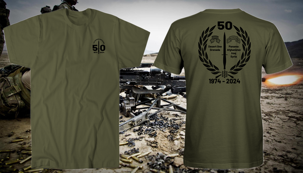 1st Ranger Bn 50th Anniversary Shirt