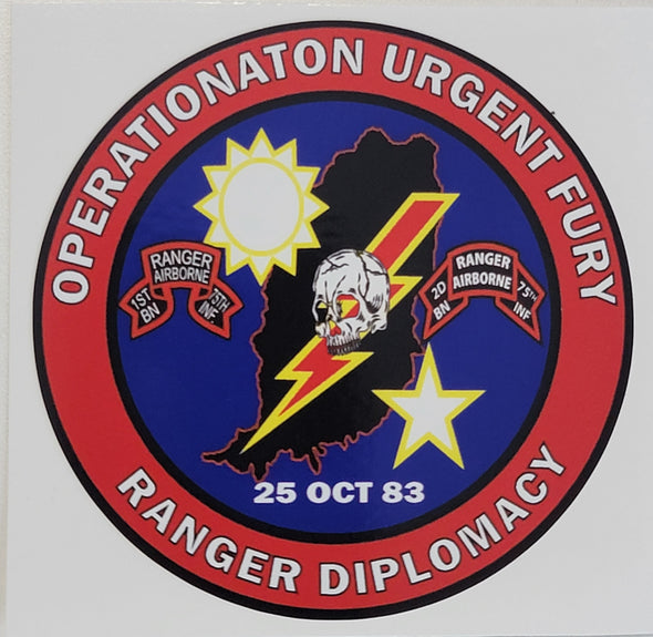 Urgent Fury - Ranger Diplomacy Sticker