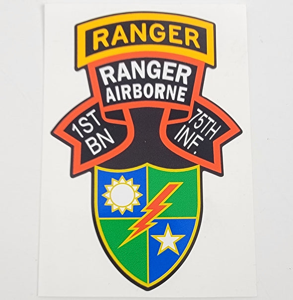 1st Ranger Bn Old Scroll stickers