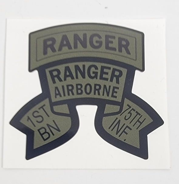 1st Ranger Bn Old Scroll stickers