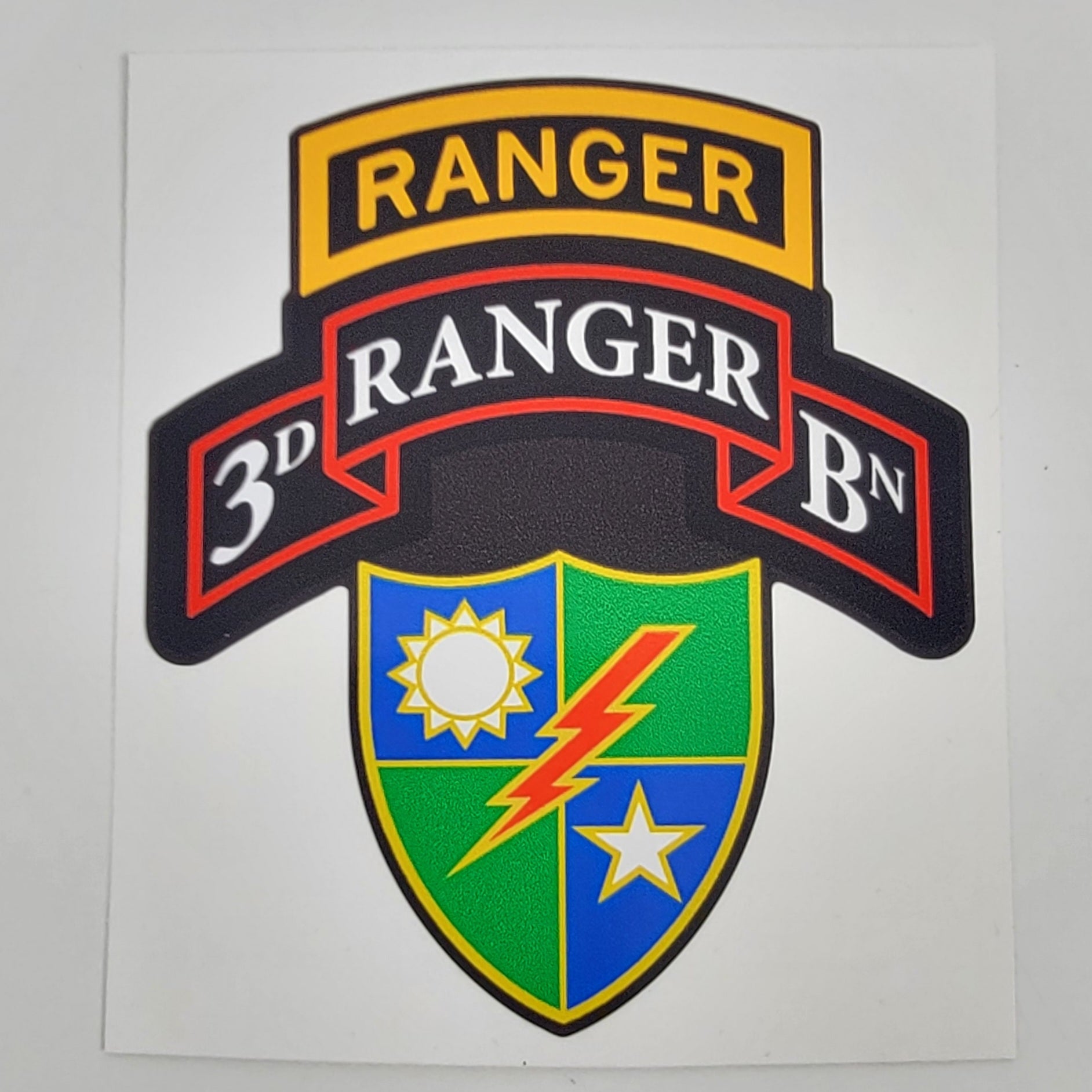 3d Ranger Scroll Stickers - 3d Ranger Bn – Scroll Factory