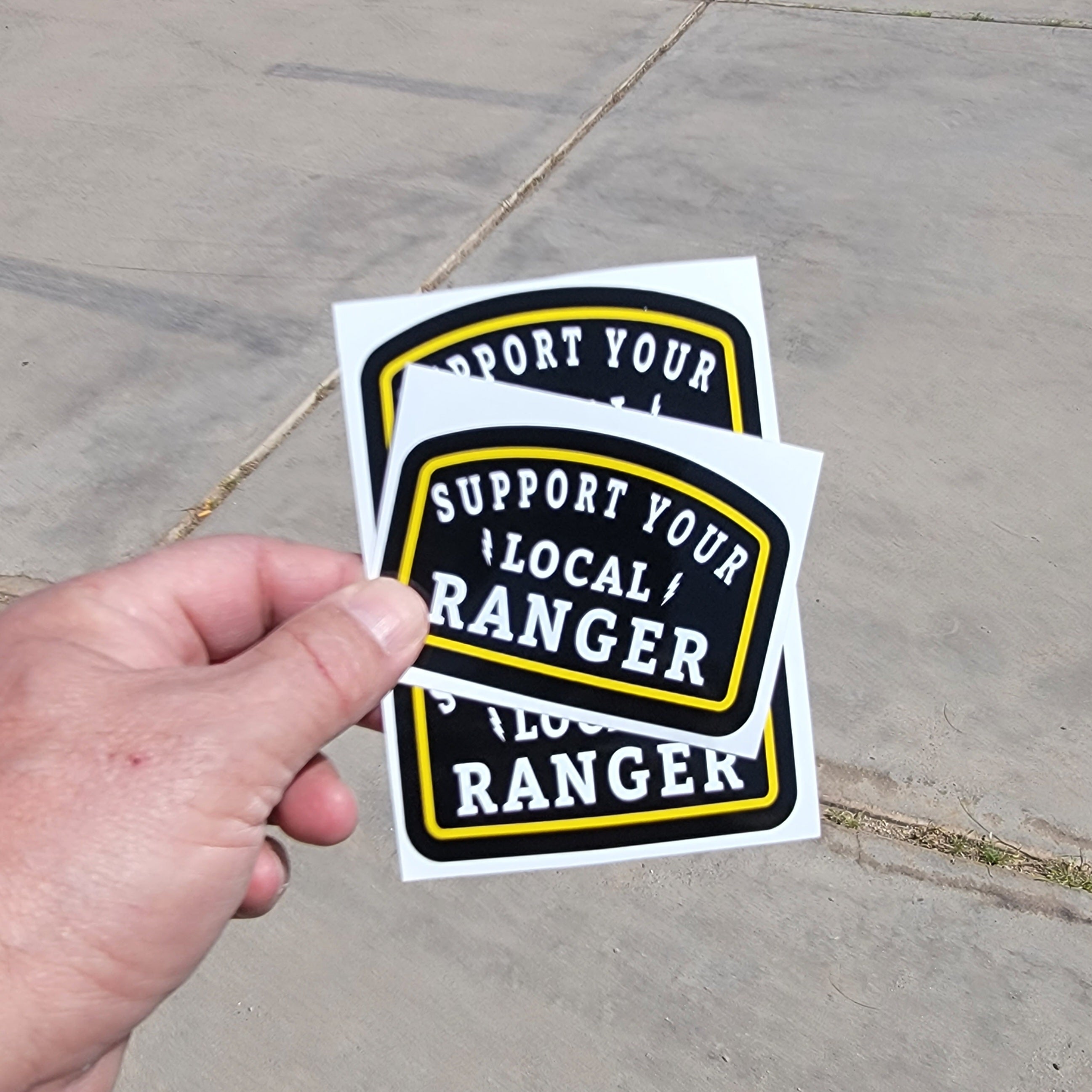 Support Your Local Ranger Sticker – Scroll Factory