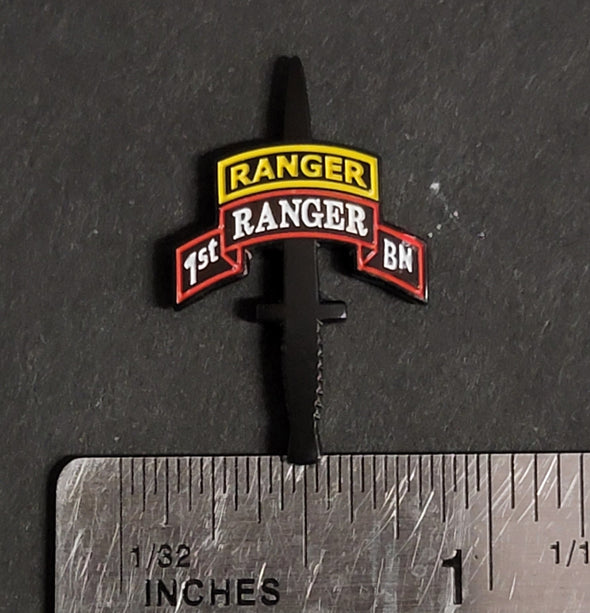 1st Ranger Bn Lapel Pin