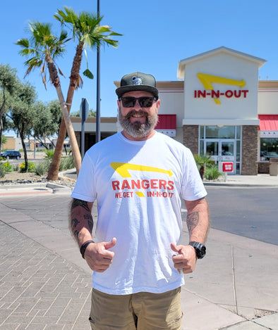 Rangers We Get In N Out shirt