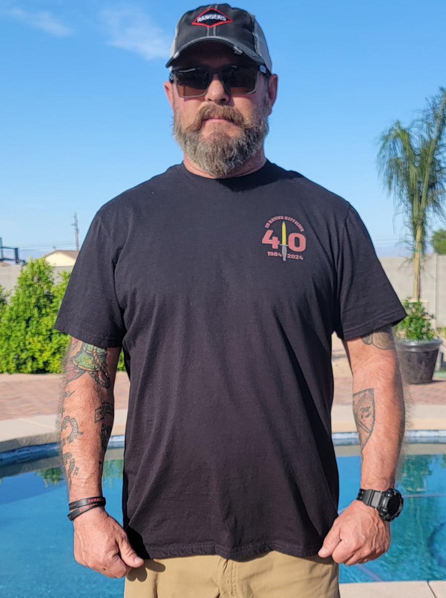 3d Ranger Bn 40th Anniversary Shirt – Scroll Factory