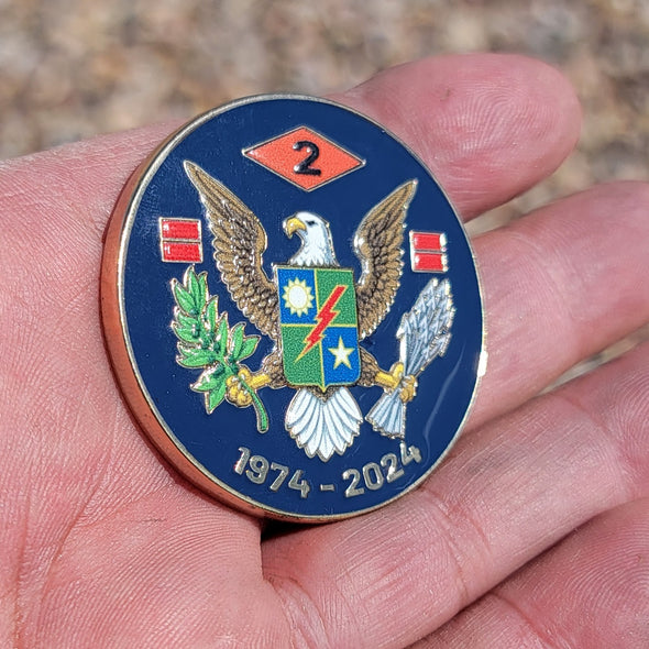 2d Ranger Bn 50th Ann Coin