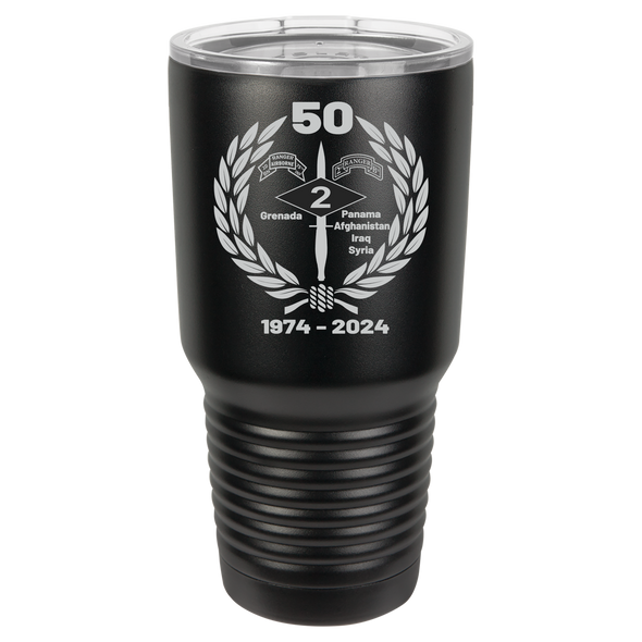 2d Ranger Bn 50th Anniversary Tumbler