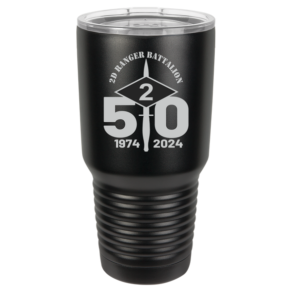 2d Ranger Bn 50th Anniversary Tumbler