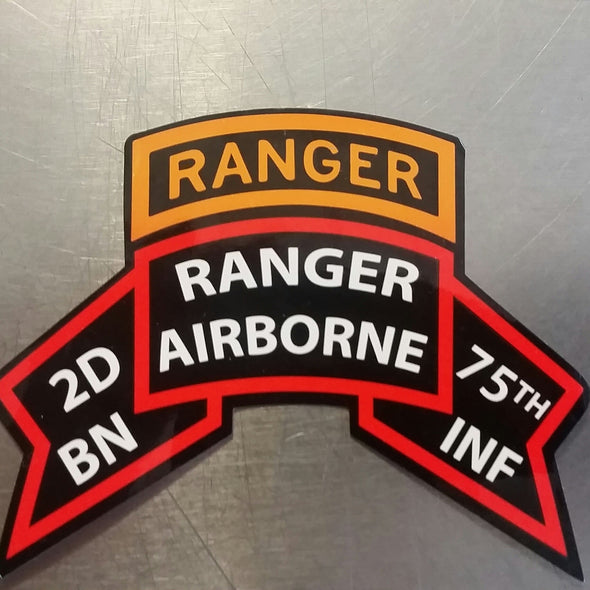 2d Ranger Bn Old Scroll stickers