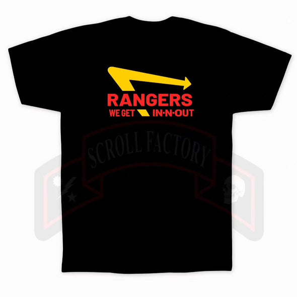 Rangers We Get In N Out shirt