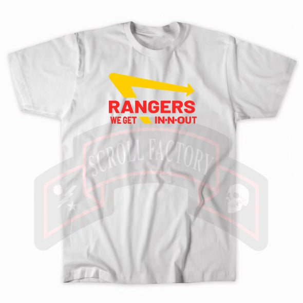 Rangers We Get In N Out shirt