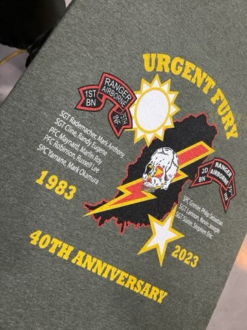 Operation Urgent Fury 40th Shirt