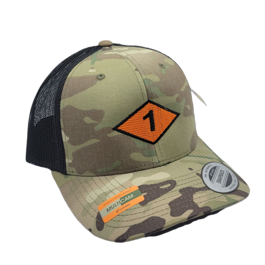 1st Bn Diamond Multicam Green – Scroll Factory Snapback