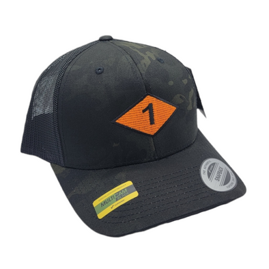 1st Bn Diamond Multicam Black Snapback