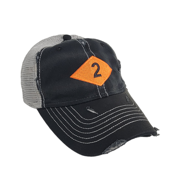 2d Bn Diamond Weathered Trucker