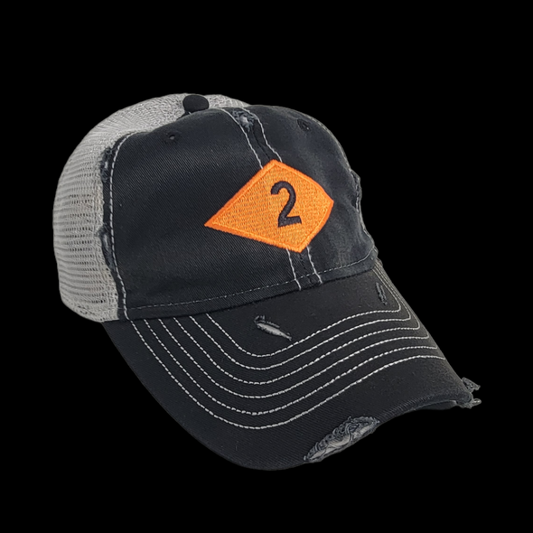 2d Bn Diamond Weathered Trucker