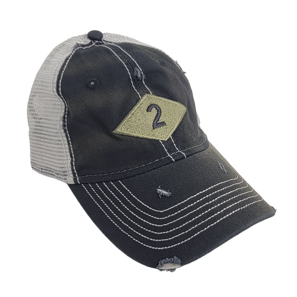 2d Bn Diamond Weathered Trucker