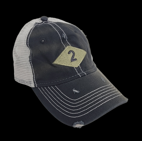 2d Bn Diamond Weathered Trucker