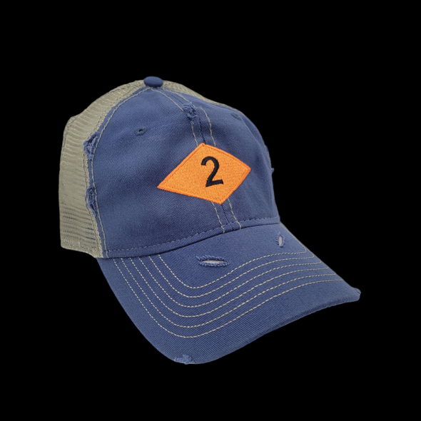 2d Bn Diamond Weathered Trucker