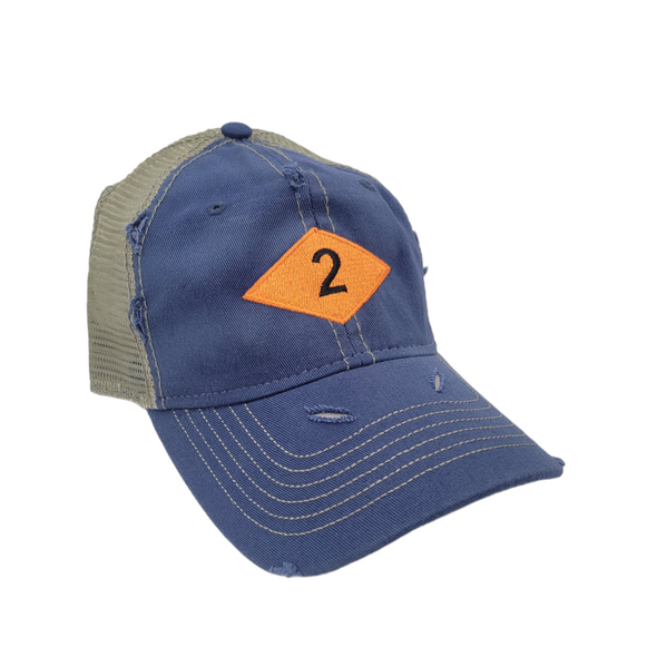 2d Bn Diamond Weathered Trucker