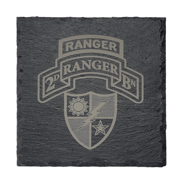 Slate Coaster - 2d Ranger Bn