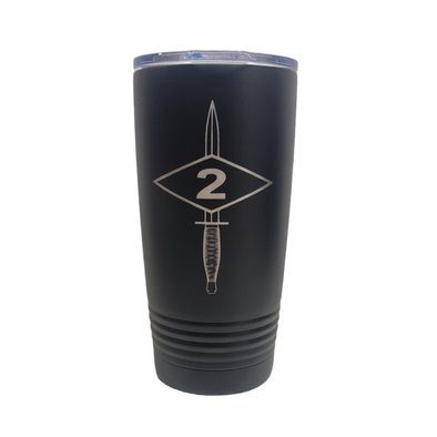 2d Ranger Bn Dagger Diamond Tumbler