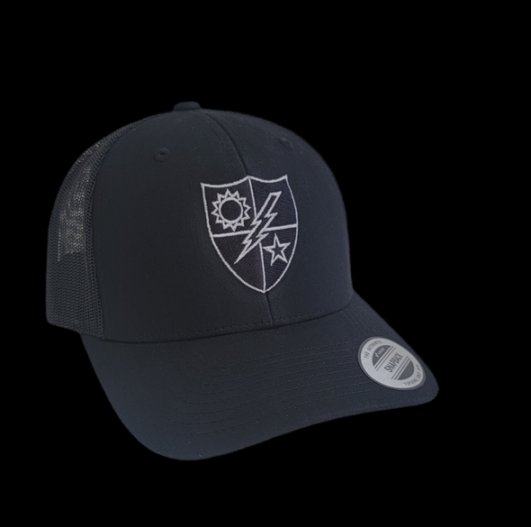 Black Retro 75th DUI Black and Silver Back Order