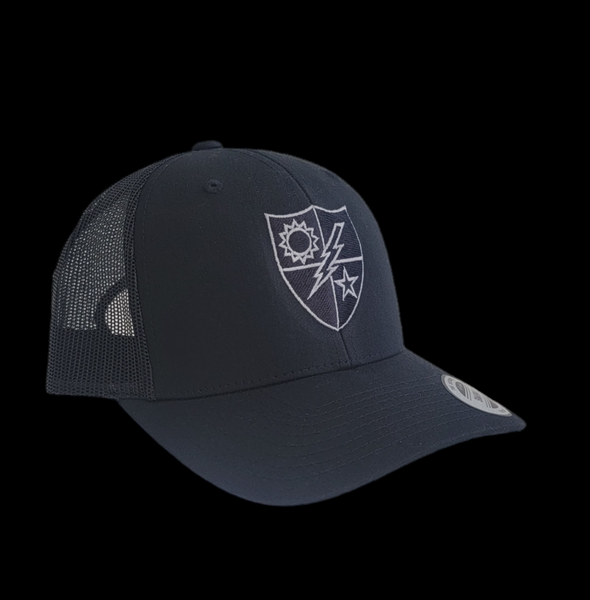 Black Retro 75th DUI Black and Silver Back Order