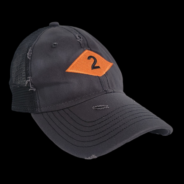 2d Bn Diamond Weathered Trucker