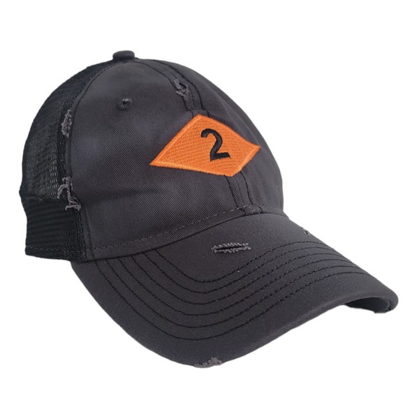 2d Bn Diamond Weathered Trucker