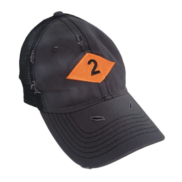 2d Bn Diamond Weathered Trucker