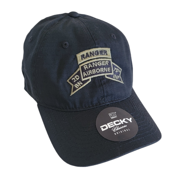 2d Ranger Bn Old Scroll Decky Cap
