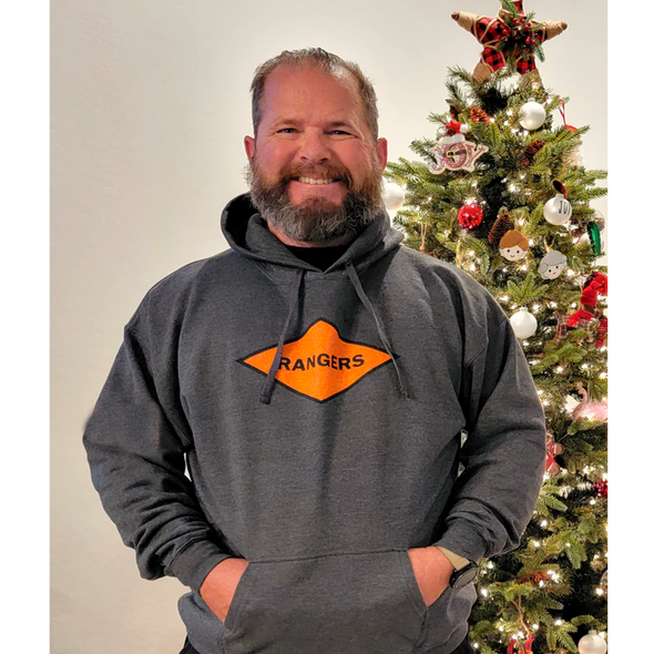 Rangers Orange Diamond - Hoodie Back Order