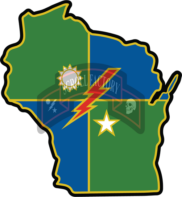 Ranger State 75th DUI Sticker – Scroll Factory