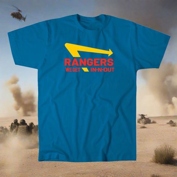 Rangers We Get In N Out shirt