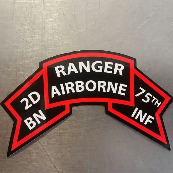 2d Ranger Bn Old Scroll stickers