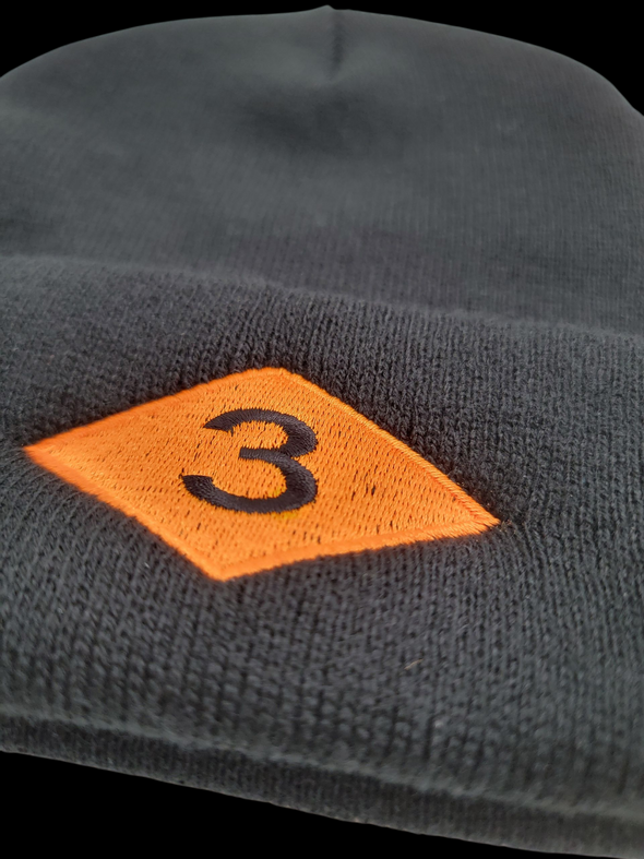 3 Diamond 12" Beanie