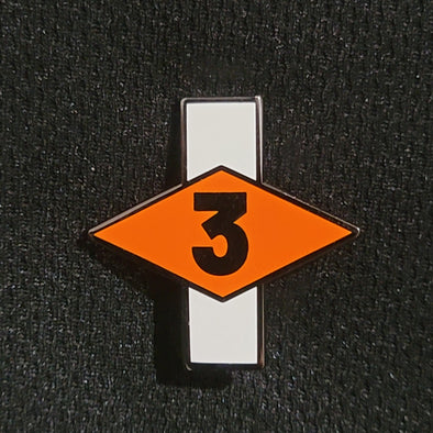 3 Diamond Lapel Pin