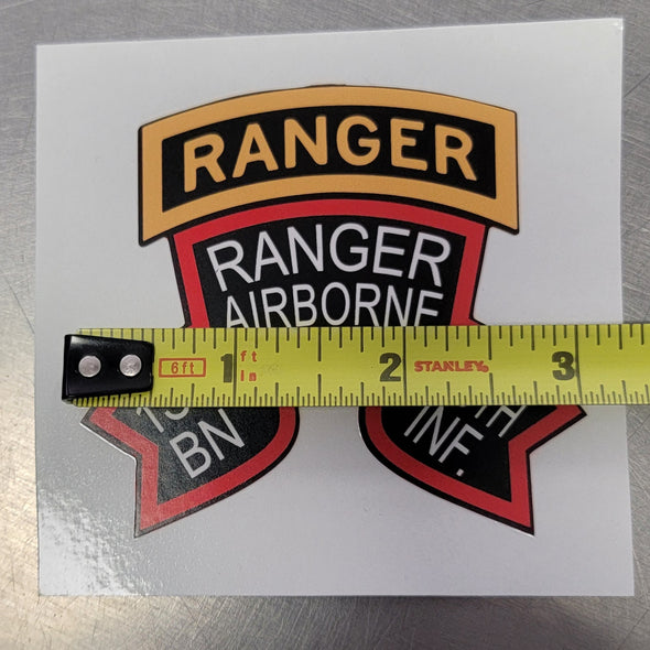 1st Ranger Bn Old Scroll stickers