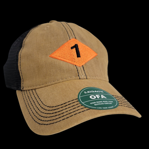 1 Diamond Legacy Khaki Black cap