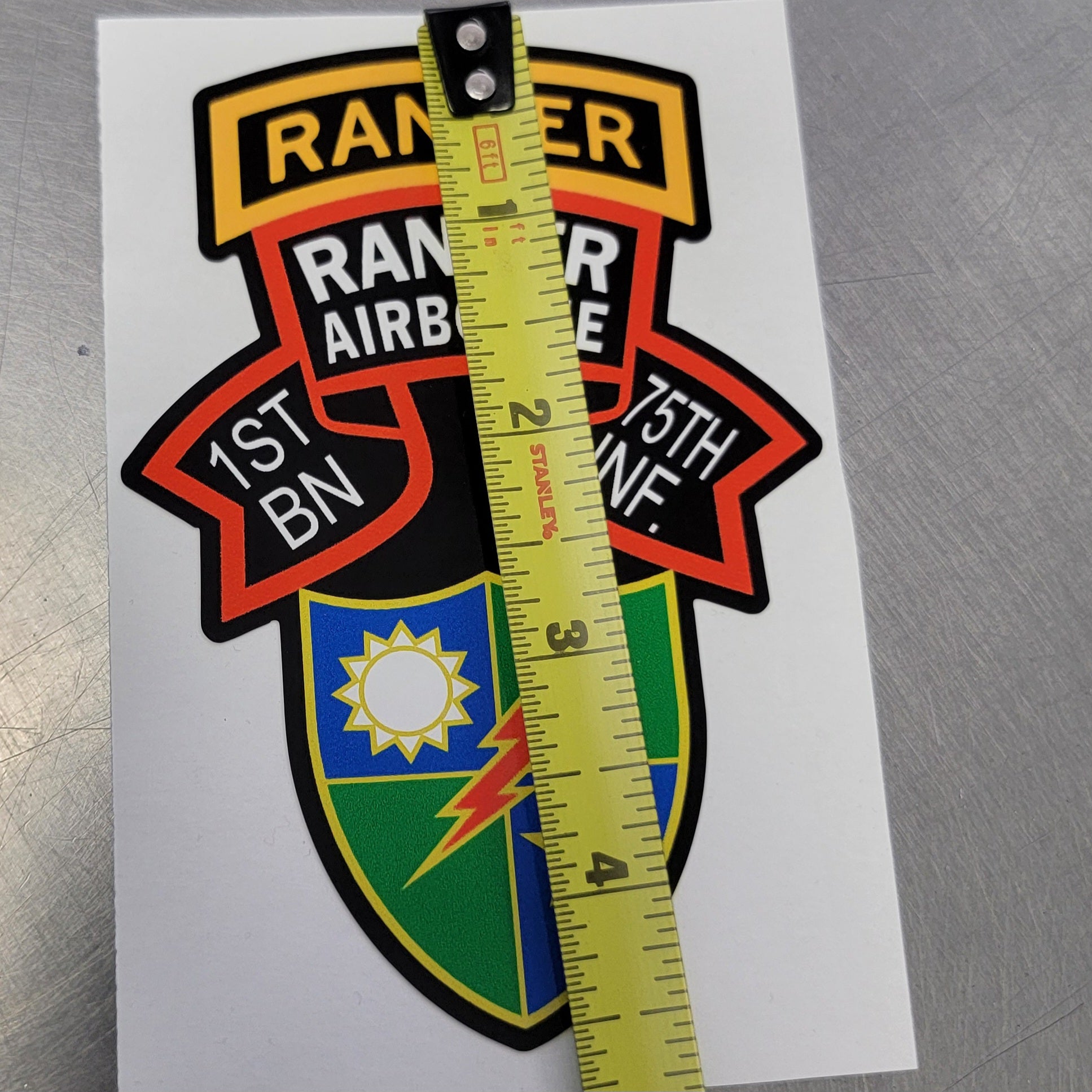 Army Scroll Stickerpower Point Ranger Sticker - Ranger Old Scroll – Scroll Factory