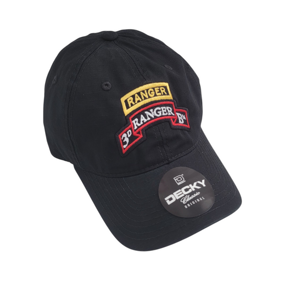 3d Ranger Bn Scroll Decky Cap
