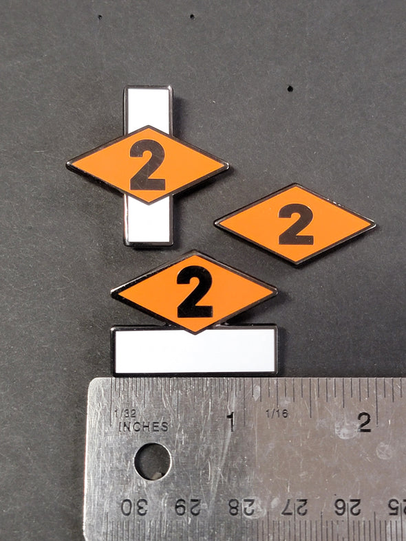 2 Diamond Lapel Pin