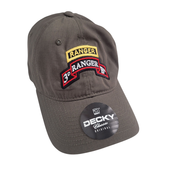 3d Ranger Bn Scroll Decky Cap