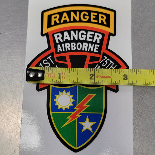 1st Ranger Bn Old Scroll stickers