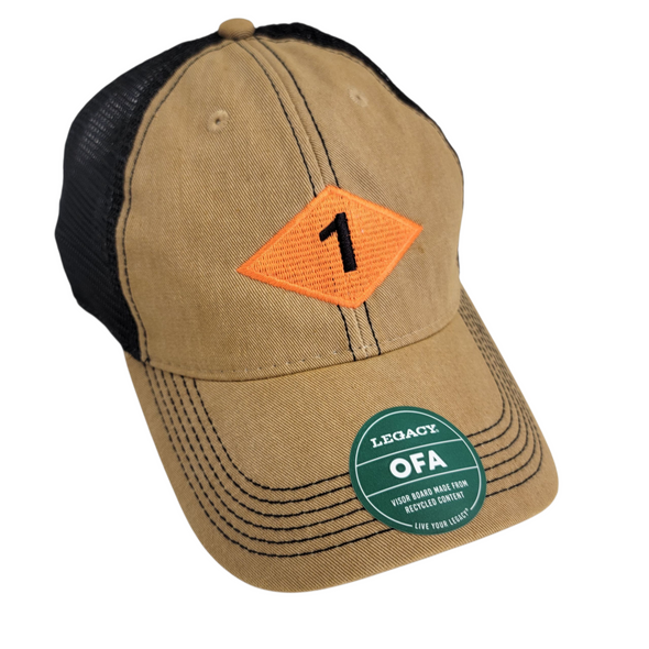 1 Diamond Legacy Khaki Black cap