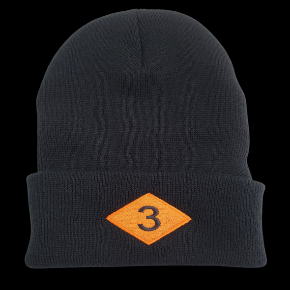 3 Diamond 12" Beanie