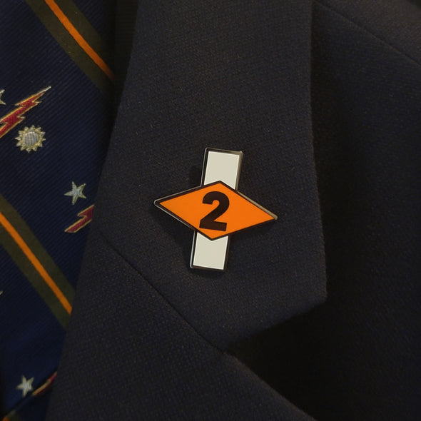 2 Diamond Lapel Pin