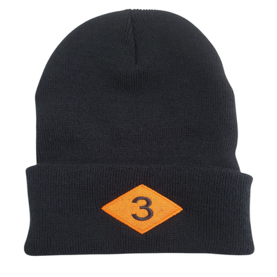 3 Diamond 12" Beanie