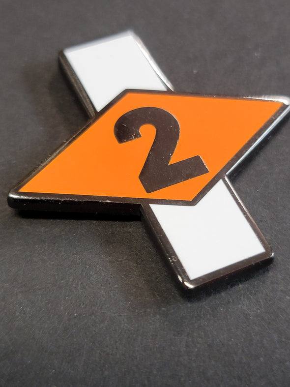2 Diamond Lapel Pin